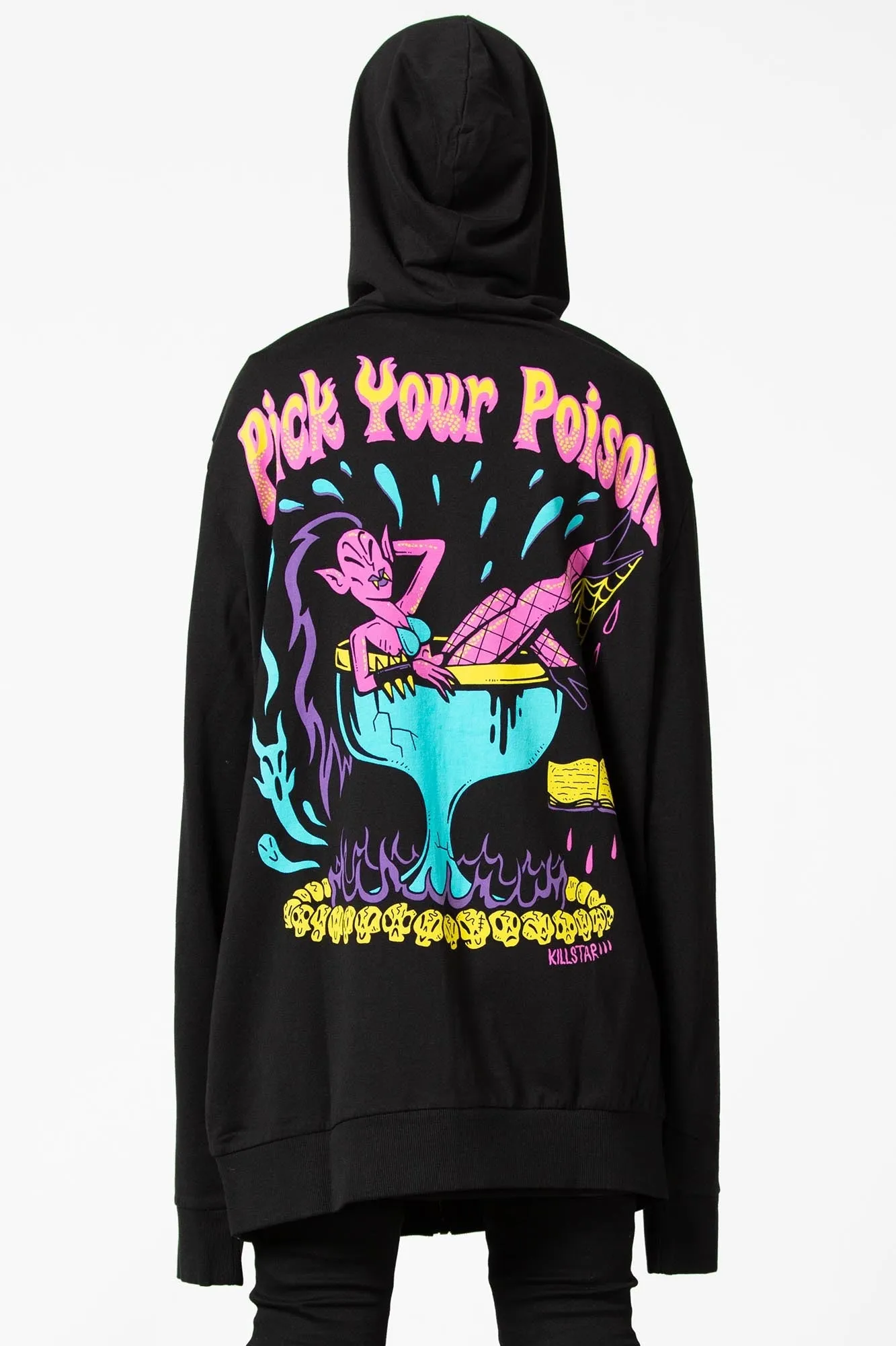 Devils Cocktail Zip Hoodie sold by Killstar product image thumbnail 2