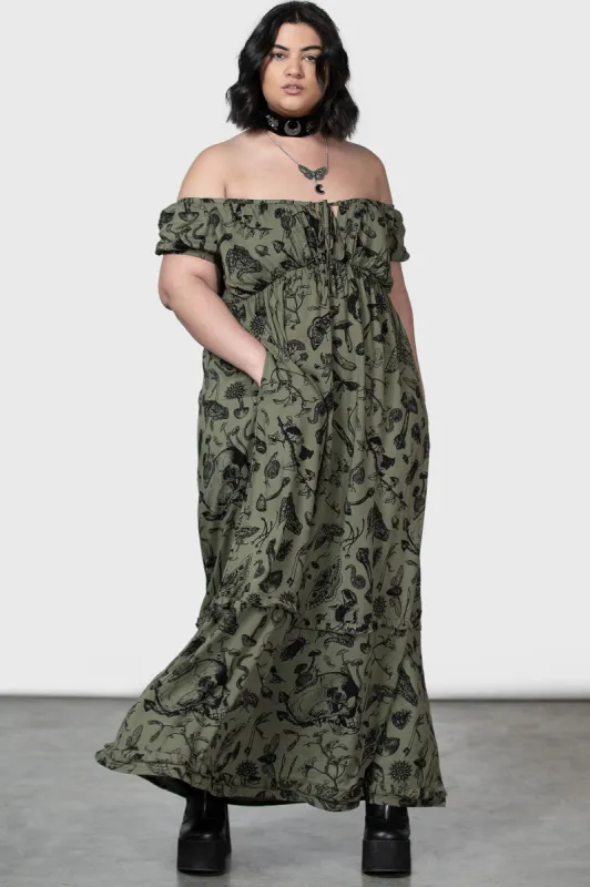 Forestine Maxi Dress [PLUS] sold by Killstar