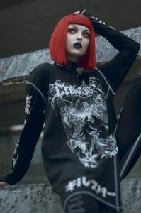 Chill Out Drape Top sold by Killstar