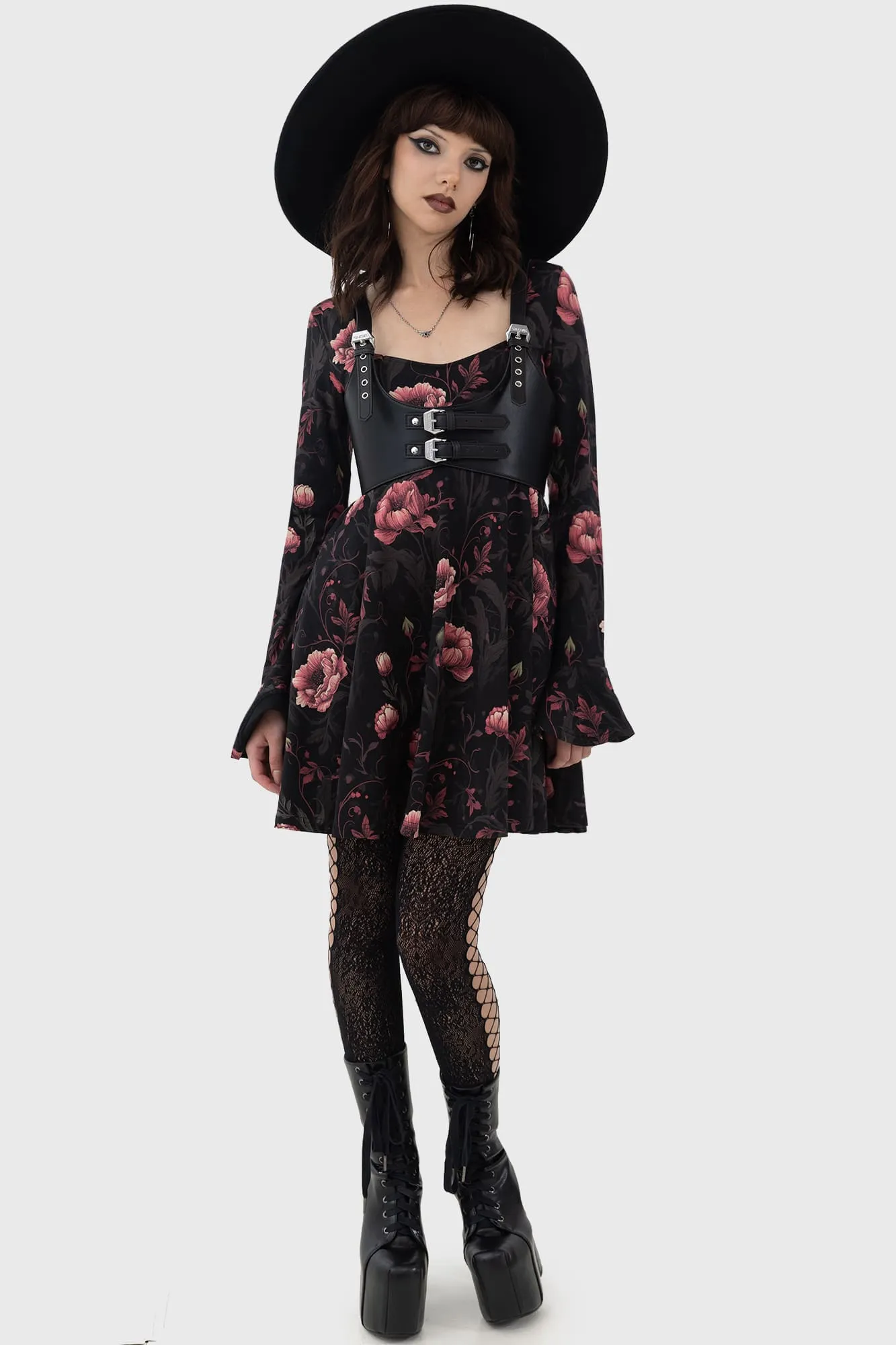 Cottage Chorus Skater Dress sold by Killstar product image thumbnail 2