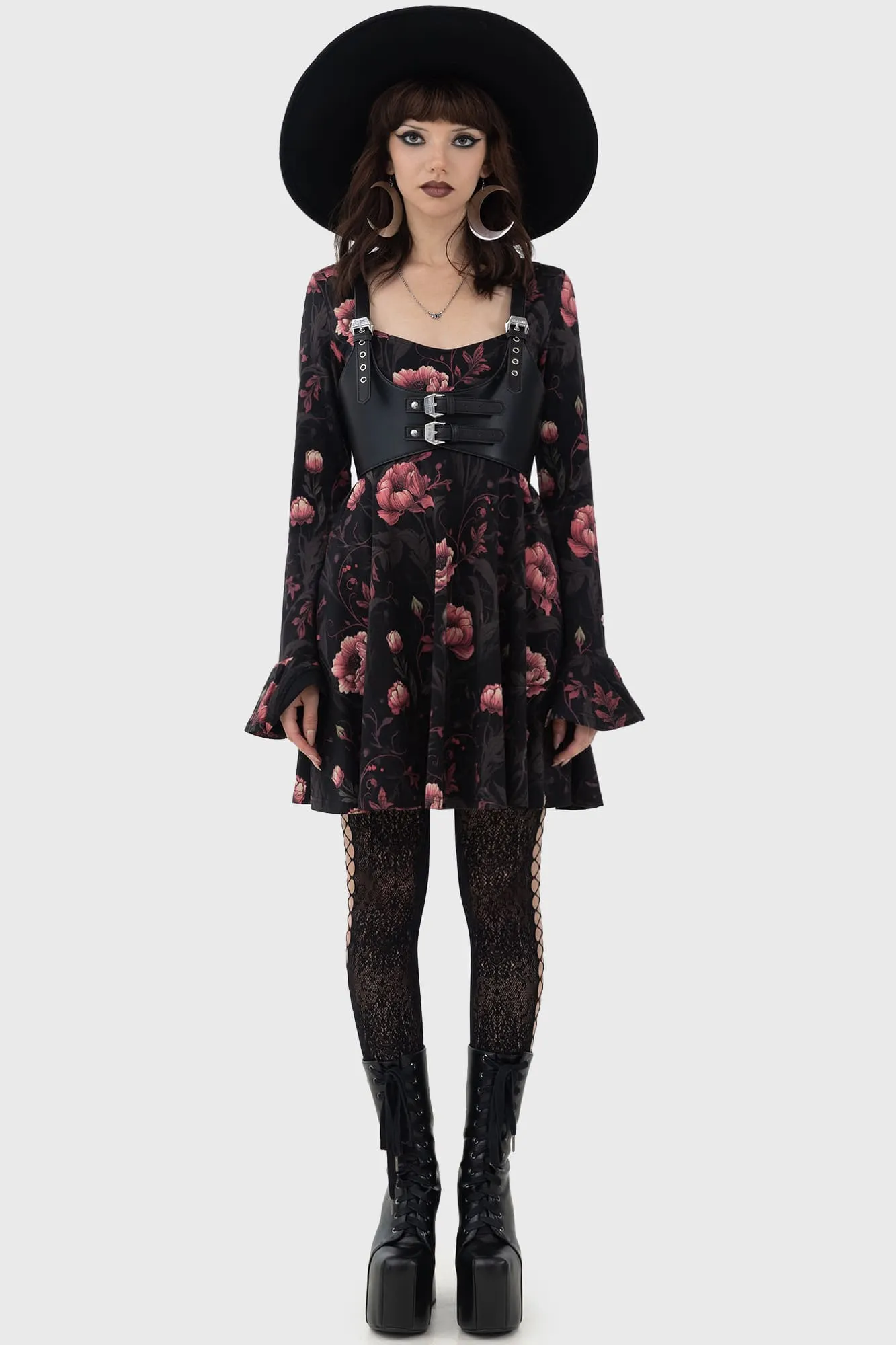 Cottage Chorus Skater Dress sold by Killstar product image thumbnail 4