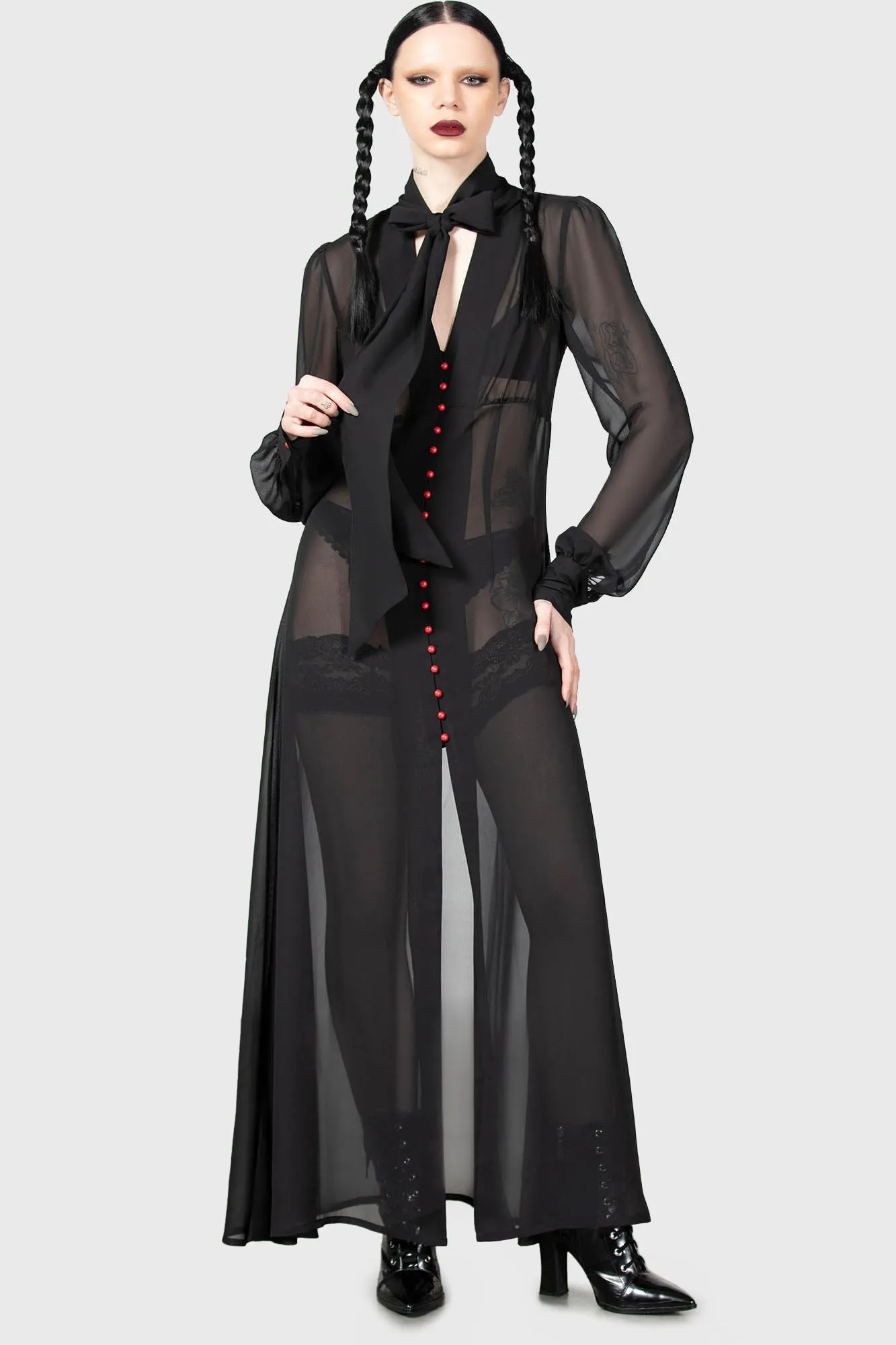 Cecile Maxi Dress sold by Killstar product image thumbnail 3