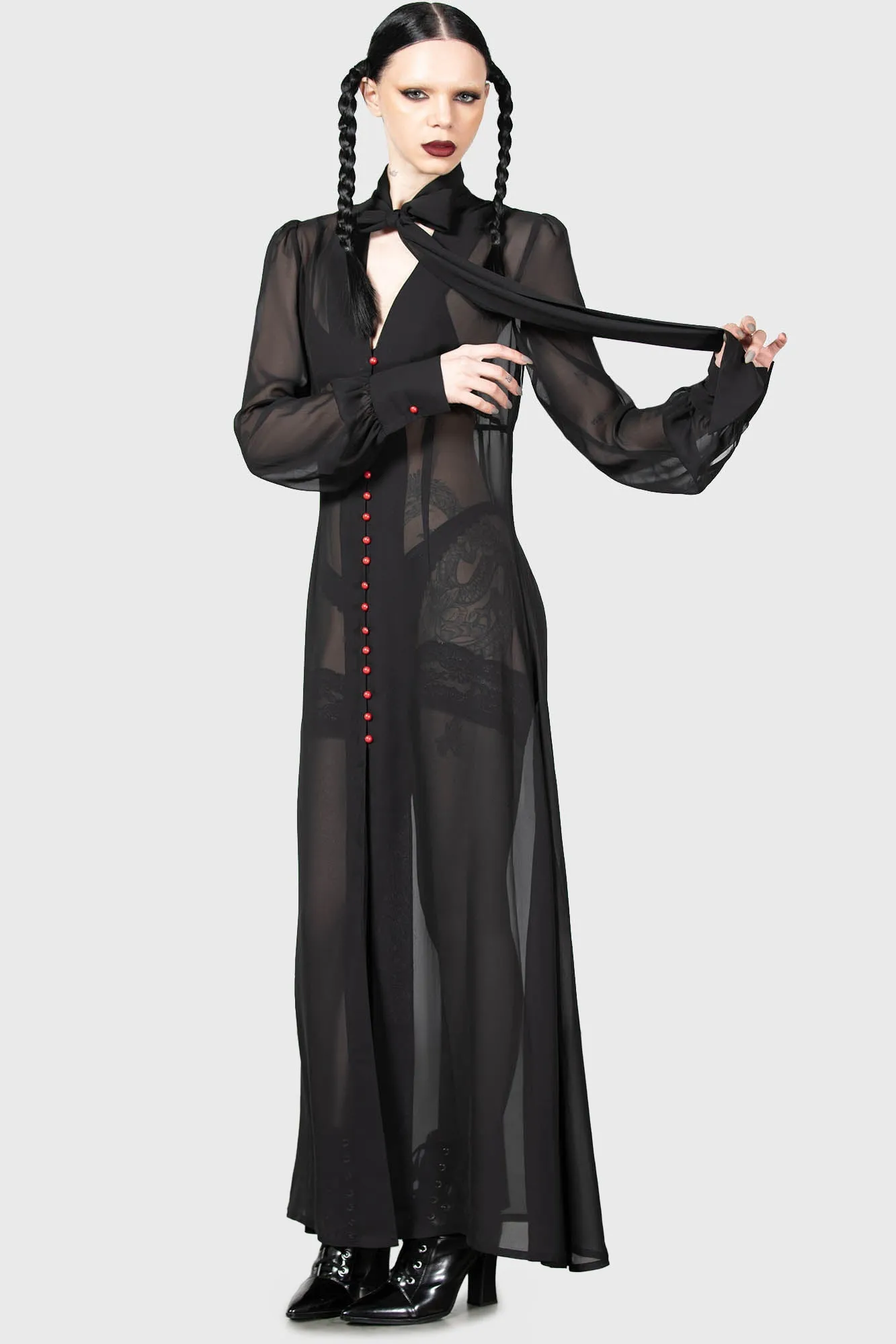 Cecile Maxi Dress sold by Killstar product image thumbnail 4