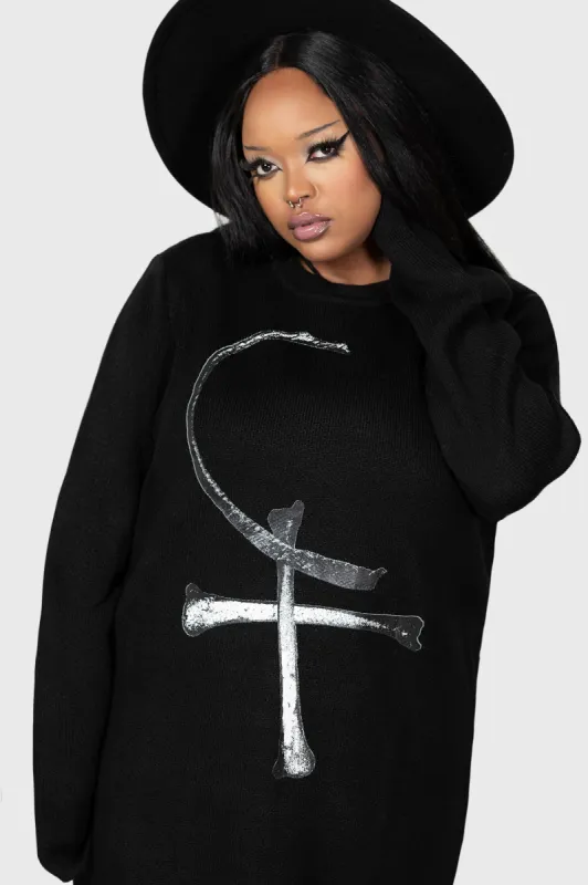 Catacombs Harvest Sweater [PLUS] sold by Killstar