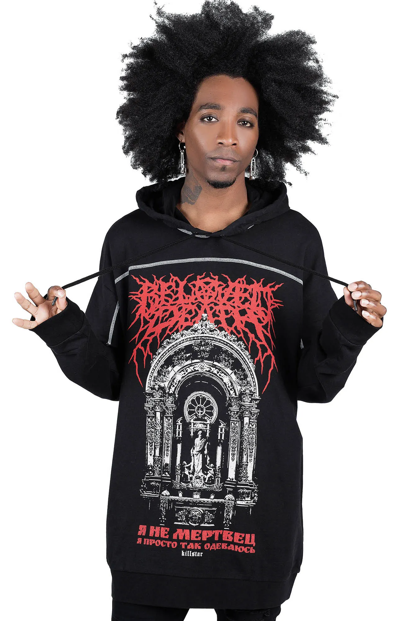 Beloved Hooded Top sold by Killstar product image thumbnail 3