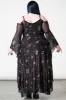 Mystic Meadow Mesh Maxi Dress [PLUS] sold by Killstar