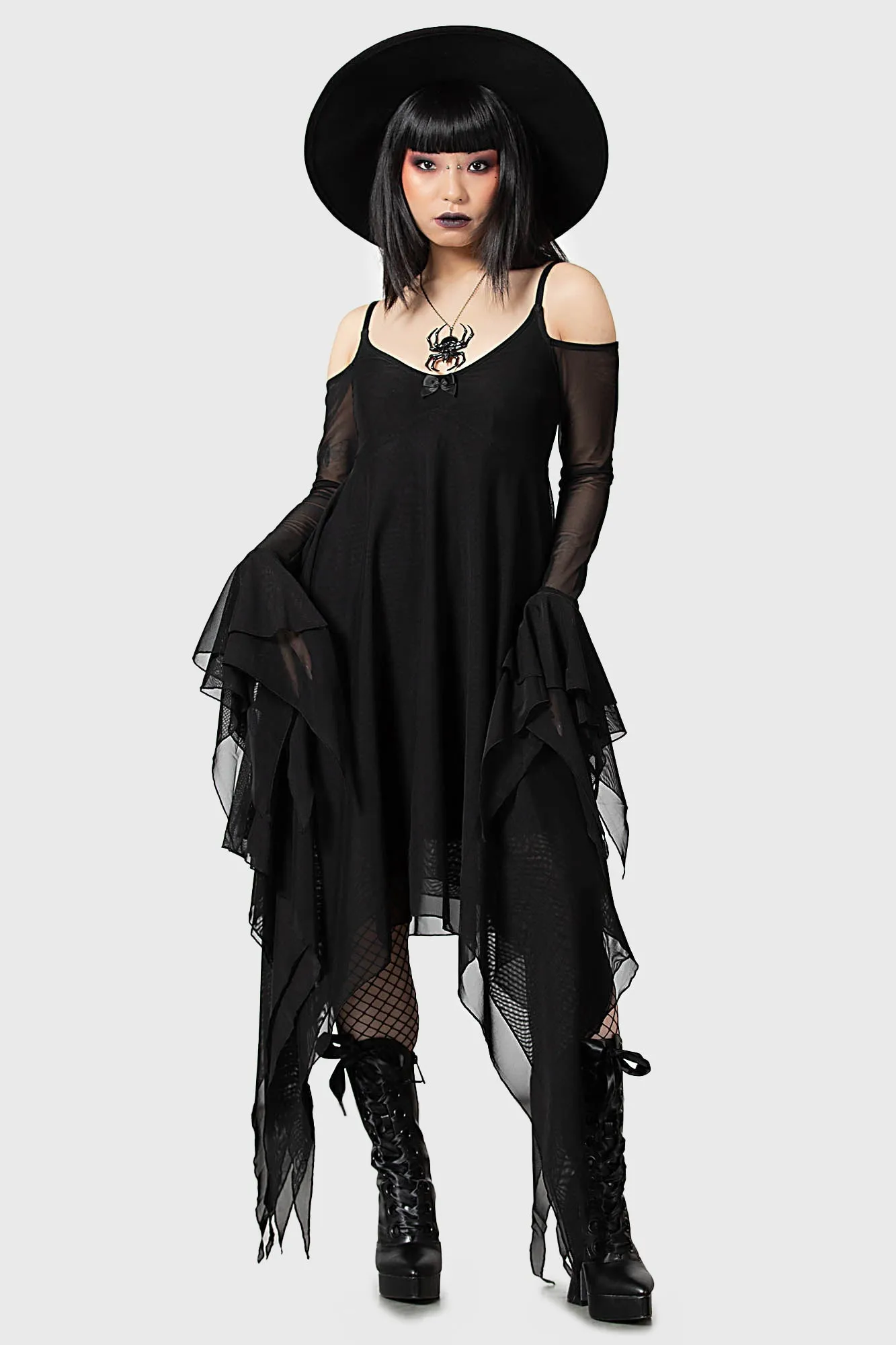 Omen Crush Dress sold by Killstar product image thumbnail 3