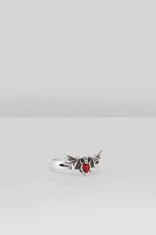 Vamp Bat Ring [RED] sold by Killstar