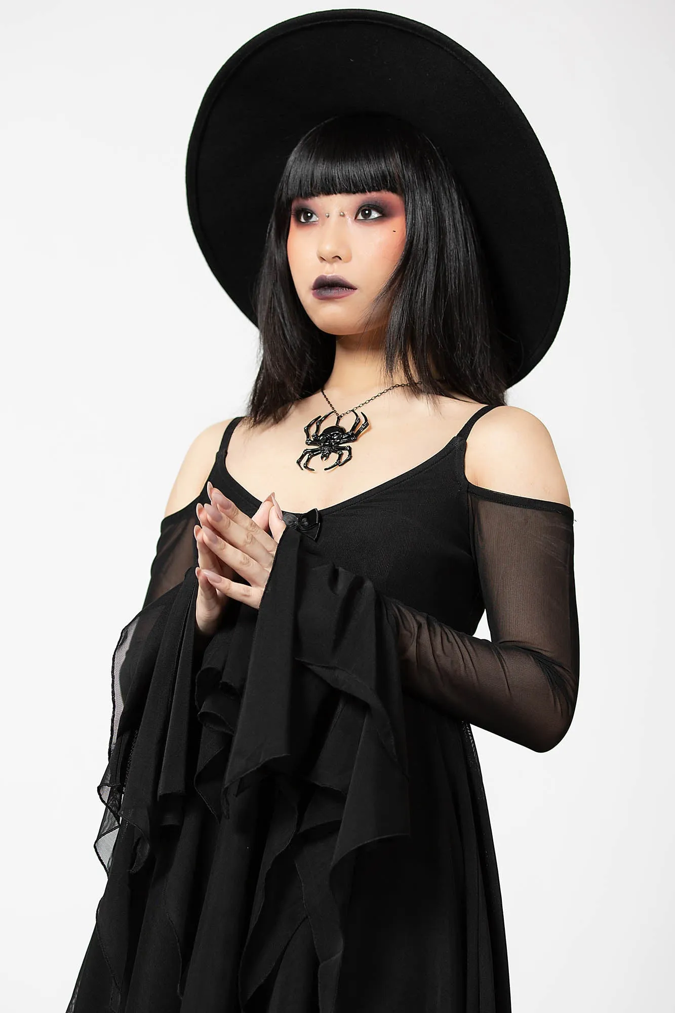 Omen Crush Dress sold by Killstar product image thumbnail 4