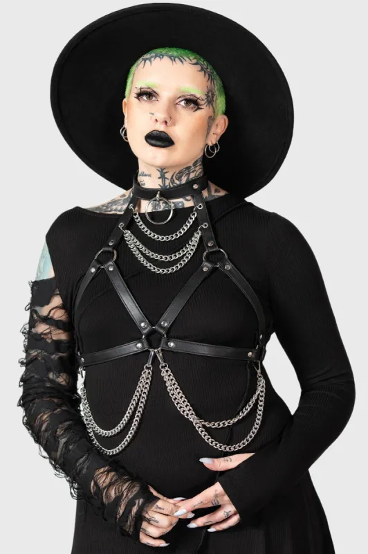 On A Leash Harness sold by Killstar