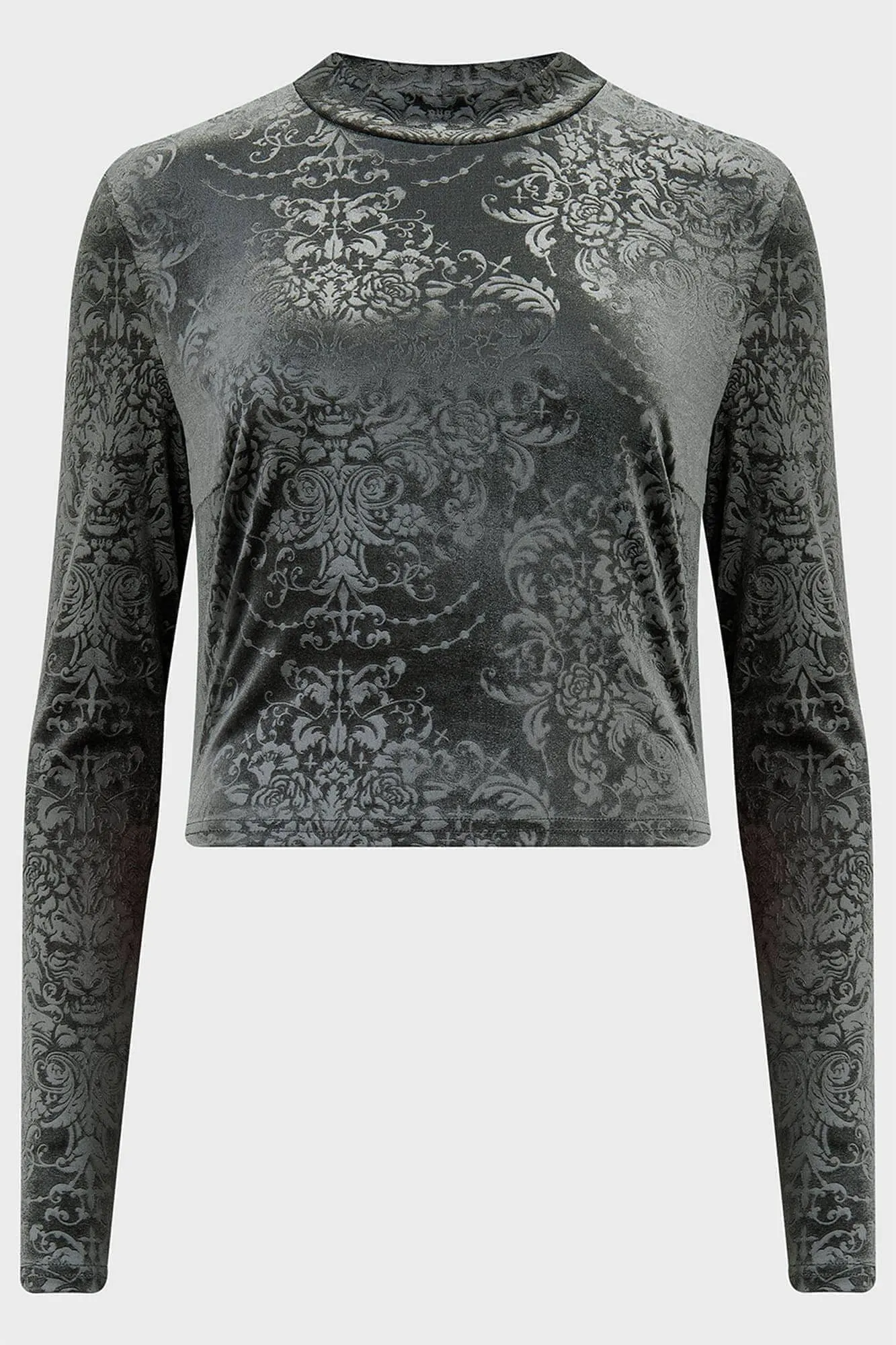 Vigil Crop Top sold by Killstar product image thumbnail 5