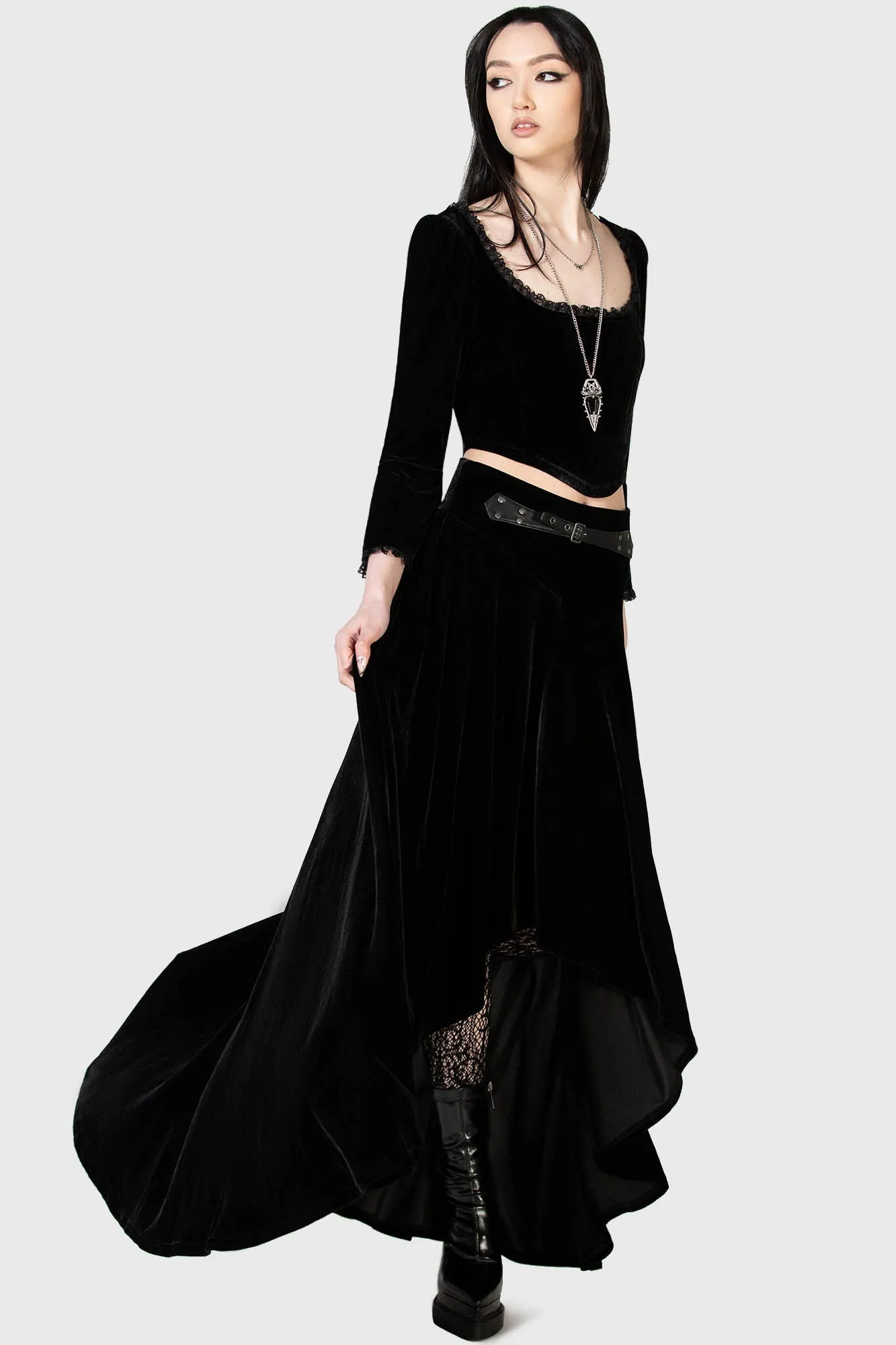 Harietta Long Sleeve Top sold by Killstar product image thumbnail 2