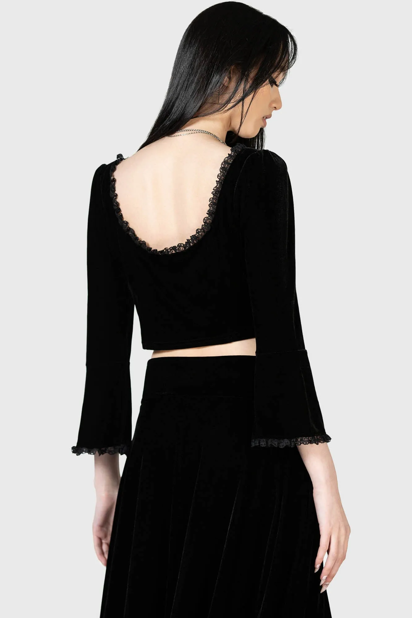 Harietta Long Sleeve Top sold by Killstar product image thumbnail 3