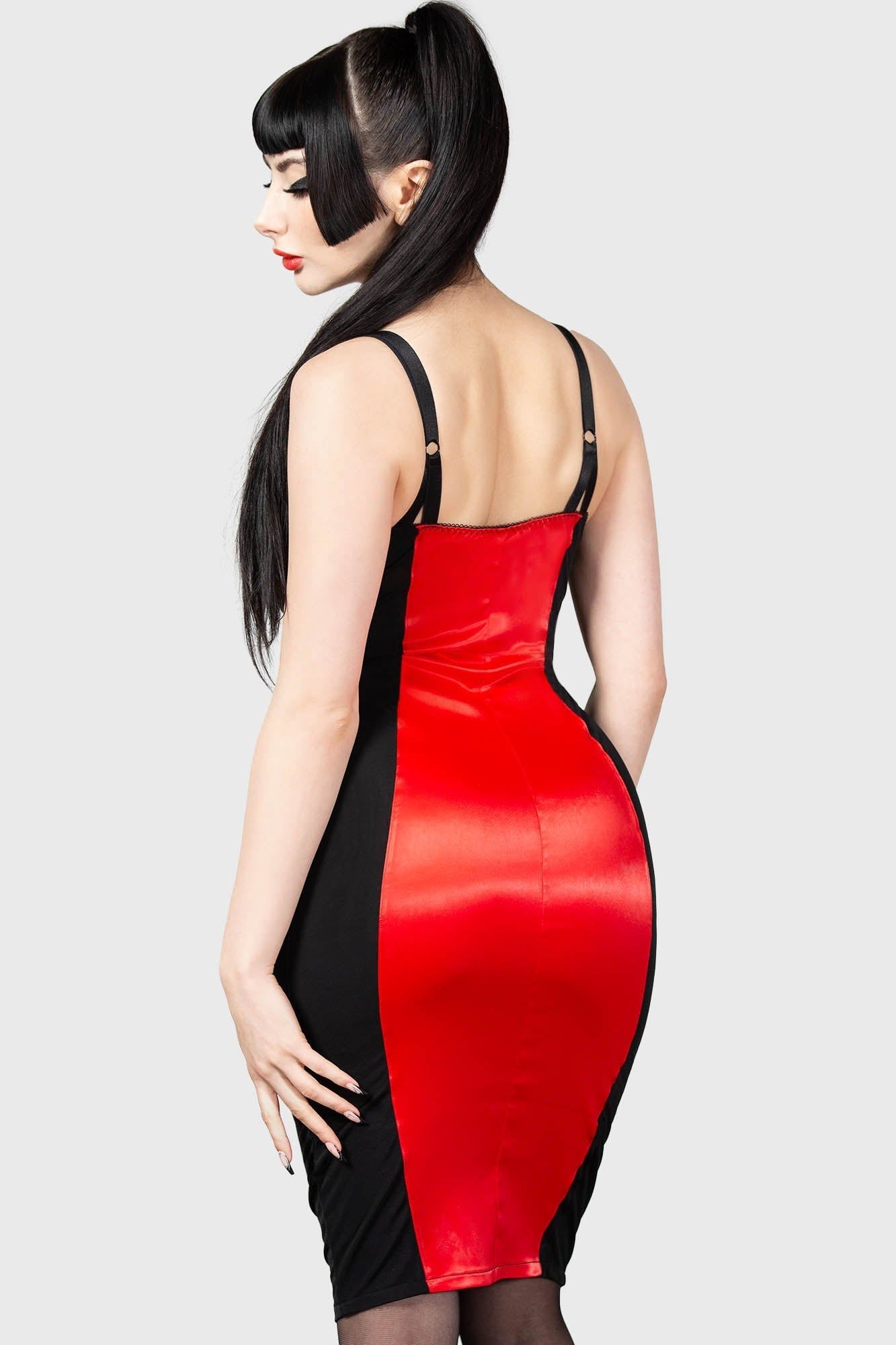 Scarlet Dee Ville Midi Dress Resurrect sold by Killstar product image thumbnail 5