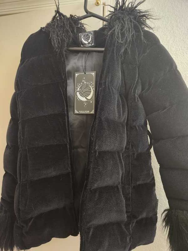 Gates Of Hell Hooded Coat Resurrect sold by Killstar product image thumbnail 5