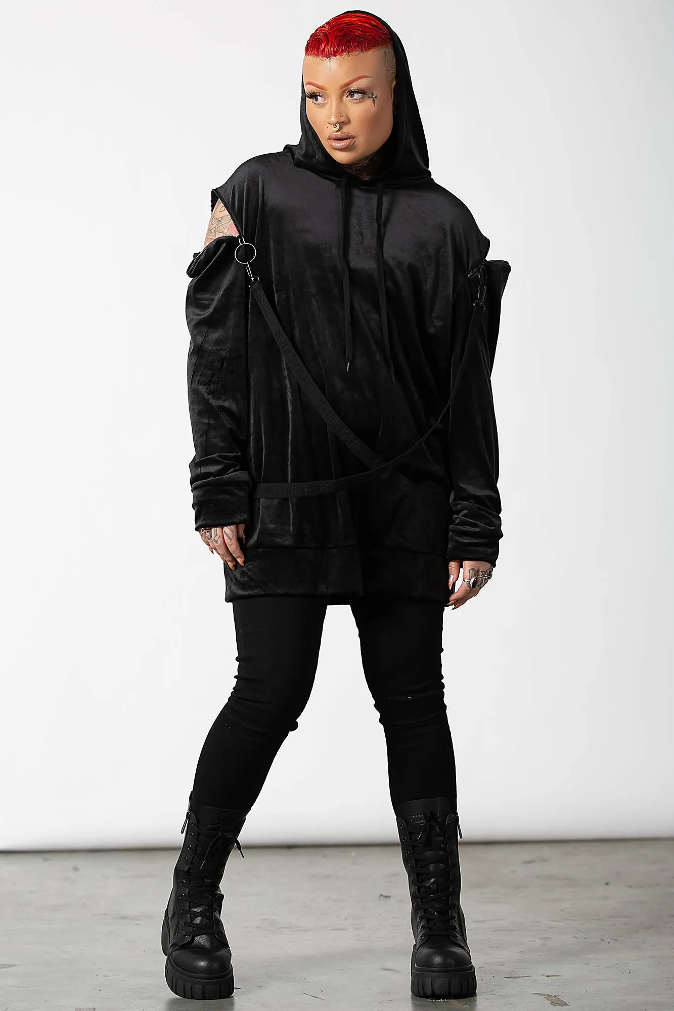 In A State Pull-Over Hoodie sold by Killstar