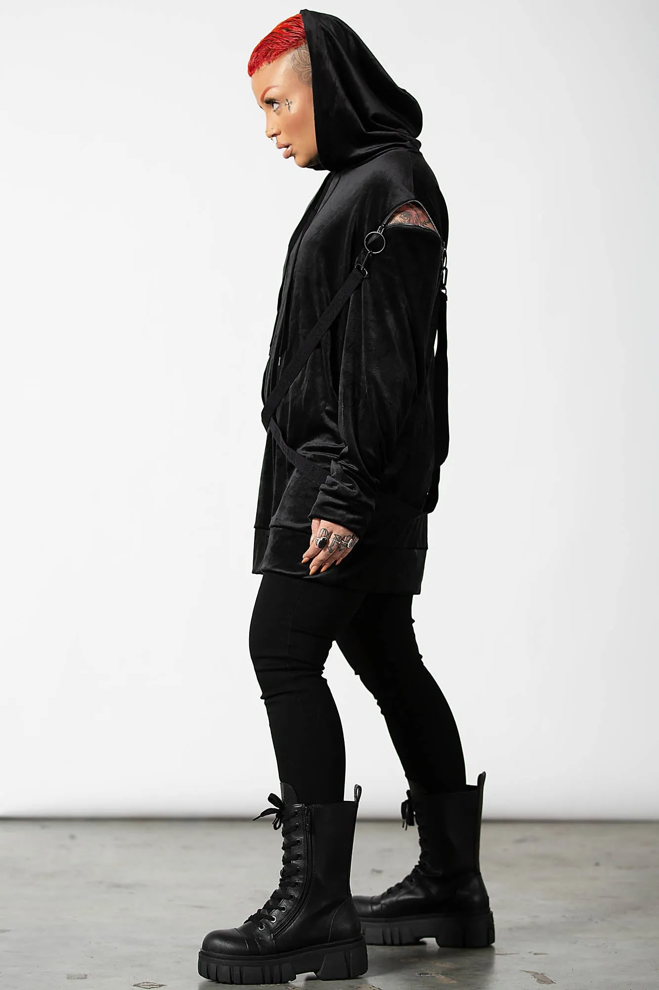 In A State Pull-Over Hoodie sold by Killstar product image thumbnail 3