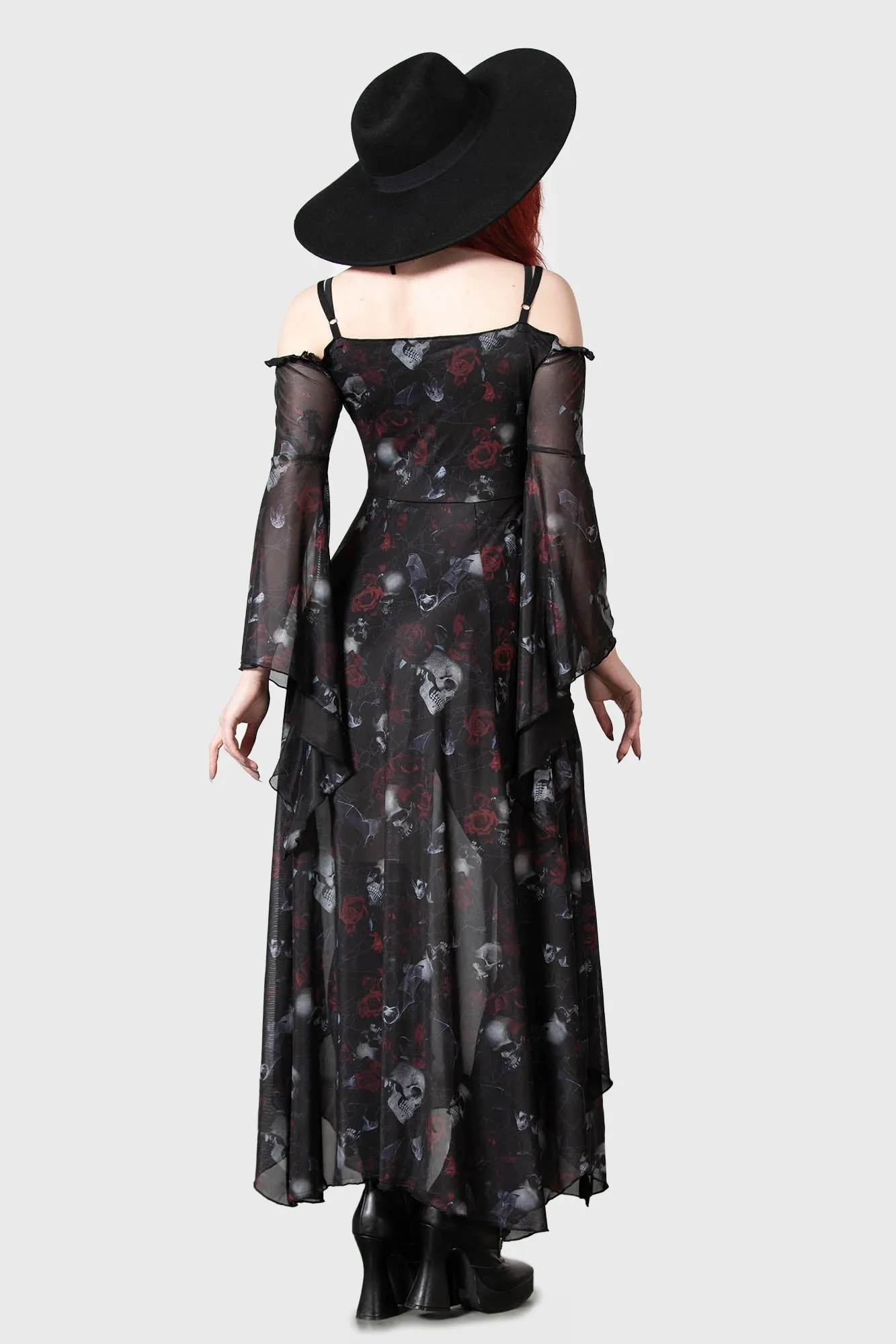 Mystic Meadow Mesh Maxi Dress sold by Killstar product image thumbnail 5