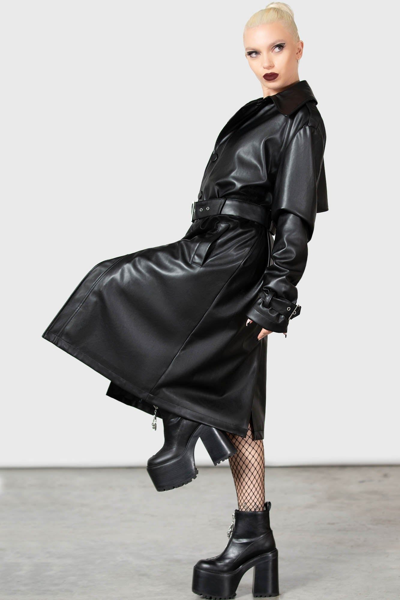 Skater Trench Coat sold by Killstar product image thumbnail 7