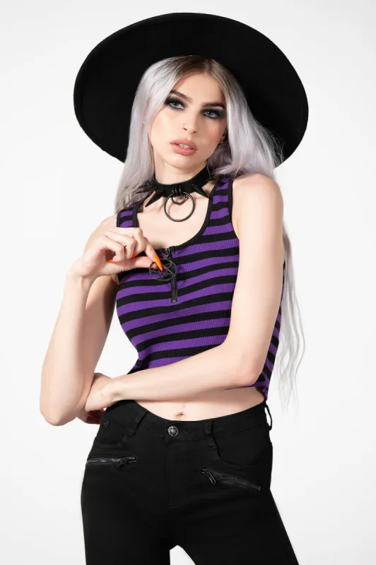 Possessed Rib Vest [PURPLE] sold by Killstar