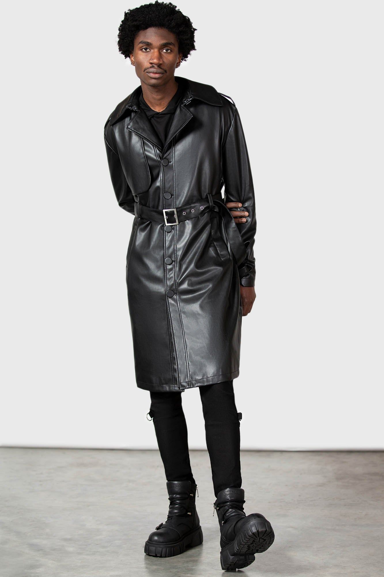 Skater Trench Coat sold by Killstar product image thumbnail 2