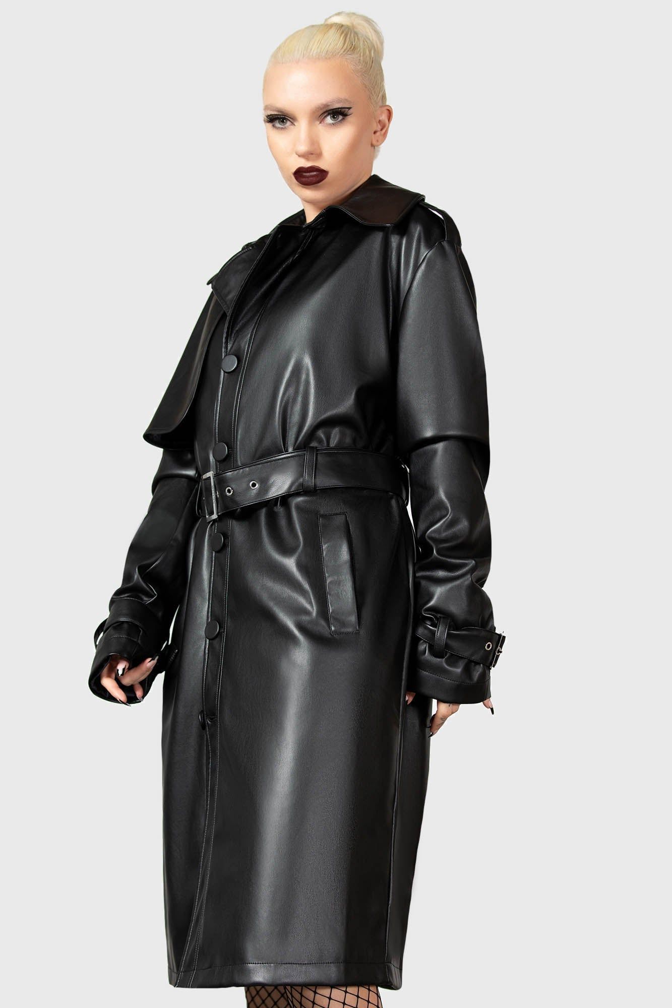 Skater Trench Coat sold by Killstar product image thumbnail 5