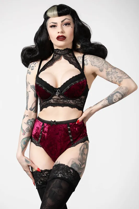 Mercy Lace Panty [BLOOD] sold by Killstar