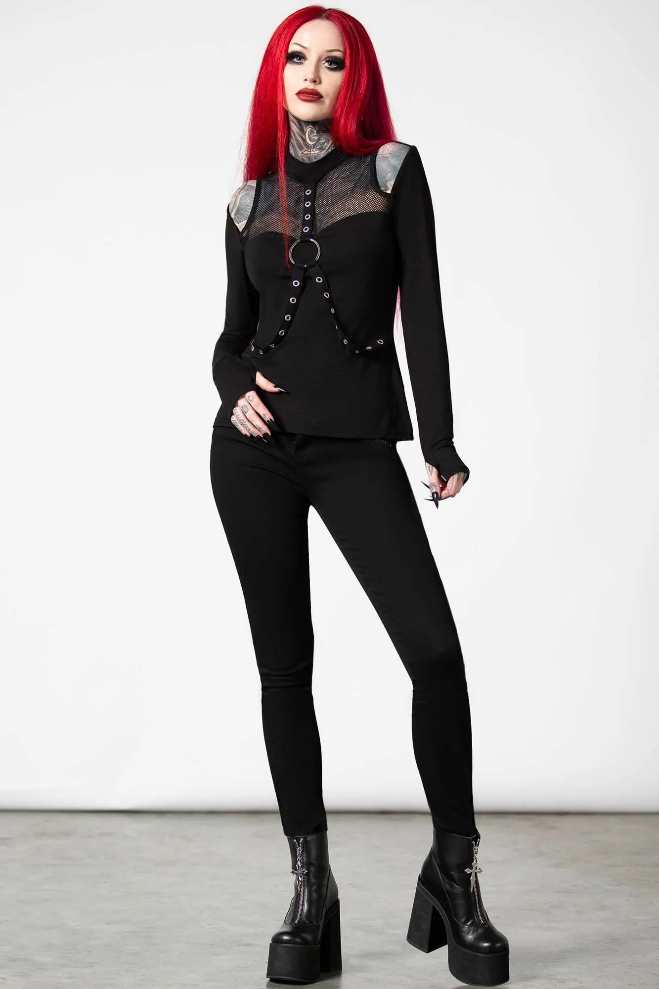 Pogo Long Sleeve Top sold by Killstar product image thumbnail 3