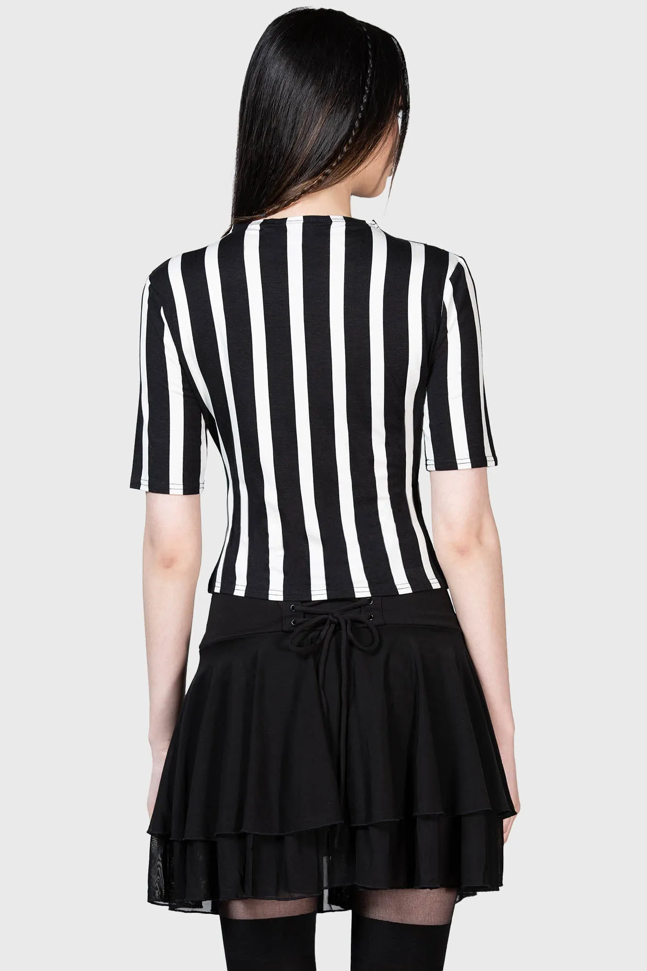 Zowie Crop Top sold by Killstar product image thumbnail 4