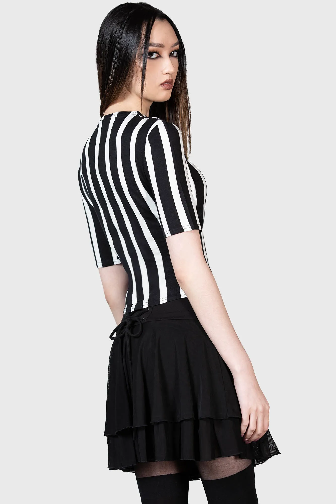 Zowie Crop Top sold by Killstar product image thumbnail 3