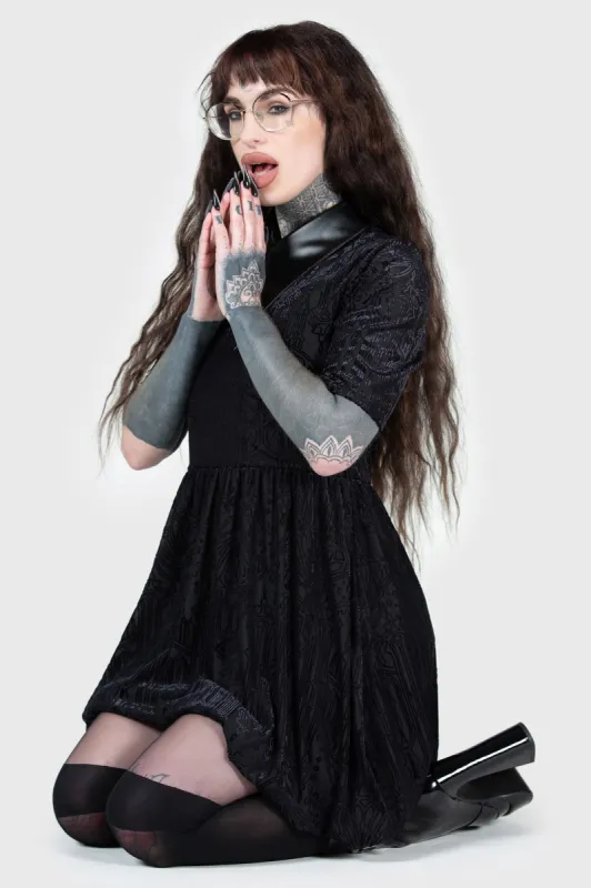 Convent Cutie Mini Dress sold by Killstar