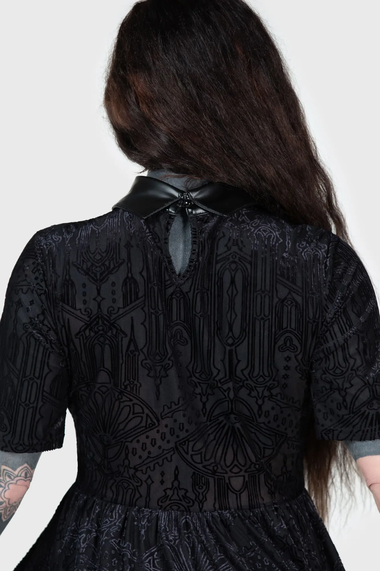 Convent Cutie Mini Dress sold by Killstar product image thumbnail 4