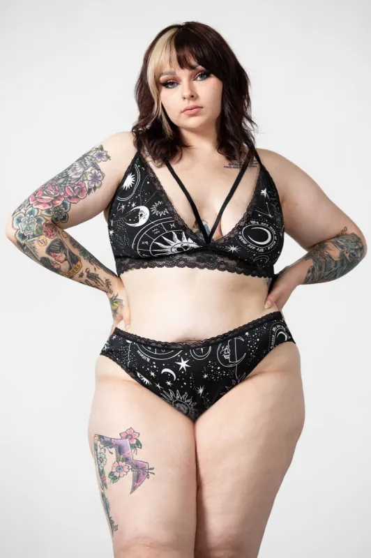 Eclipse Lace Panty [PLUS] sold by Killstar