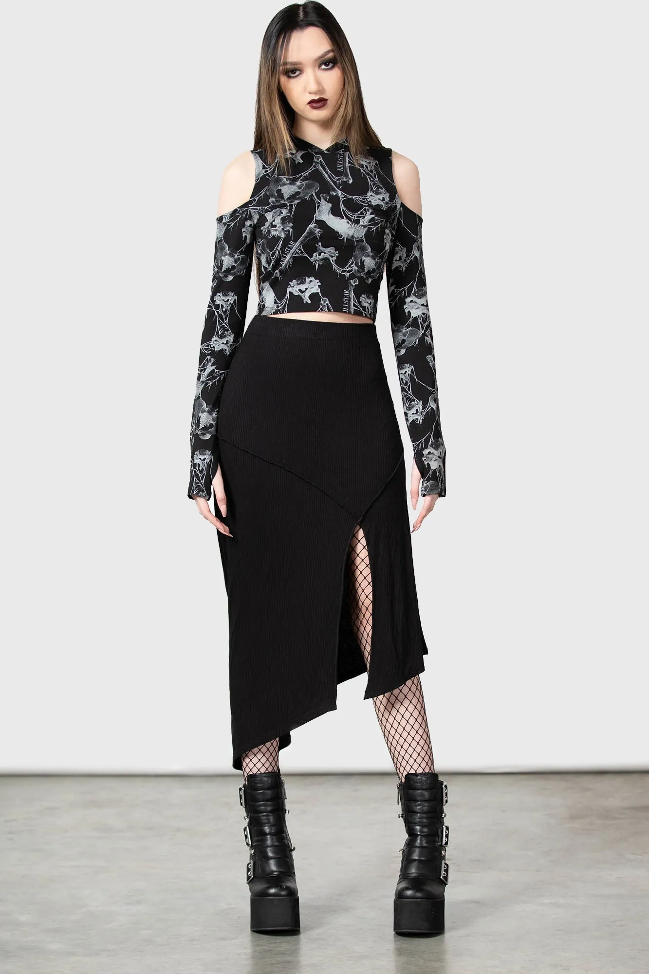 Catacombs Creatures Hooded Top sold by Killstar product image thumbnail 3