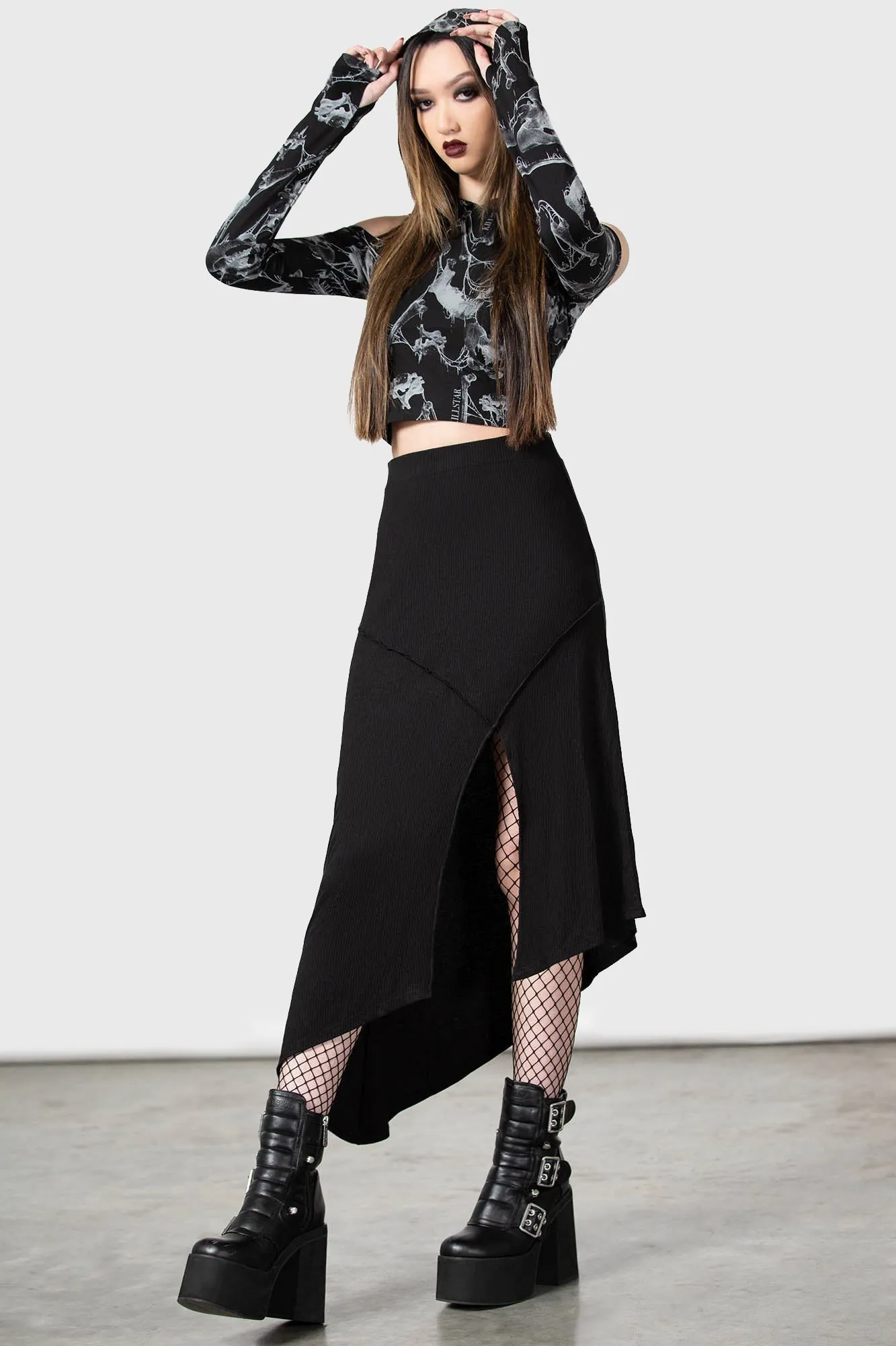 Catacombs Creatures Hooded Top sold by Killstar product image thumbnail 4