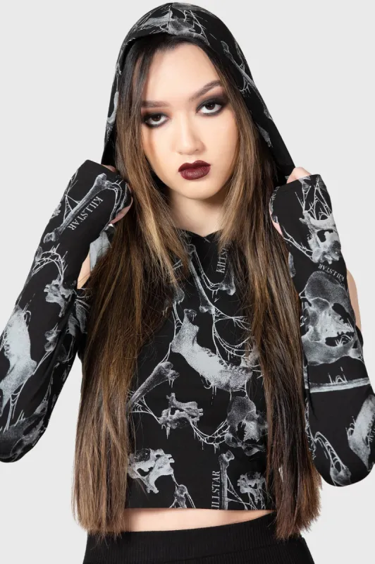 Catacombs Creatures Hooded Top sold by Killstar