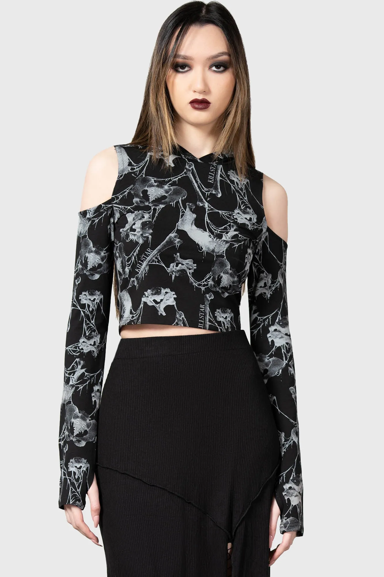 Catacombs Creatures Hooded Top sold by Killstar product image thumbnail 2