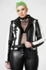Beetlejuice Leather Jacket [FAUX LEATHER] - Resurrect sold by Killstar