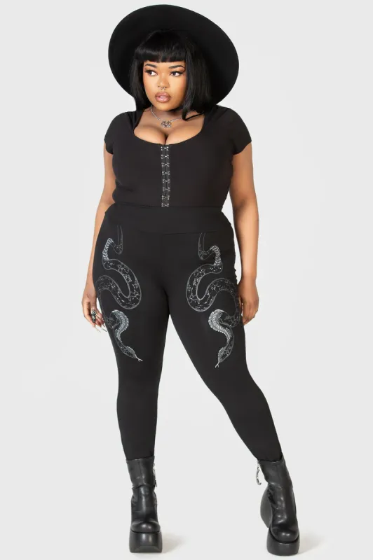 Slitherina Leggings [PLUS] sold by Killstar