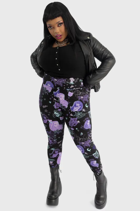 Lets Bolt Leggings [PLUS] sold by Killstar