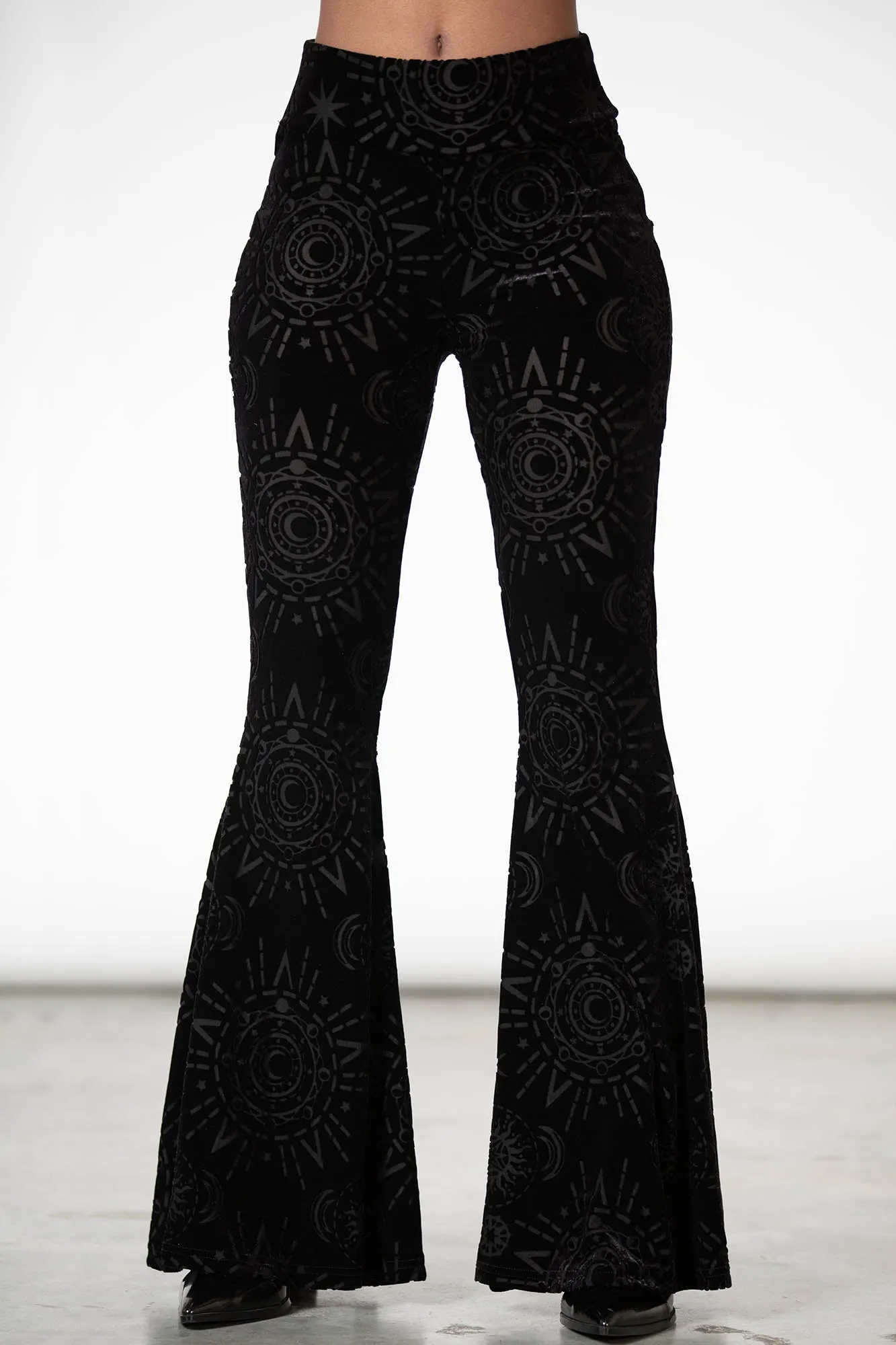 Evil Eye Burnout Bell Bottom sold by Killstar product image thumbnail 5