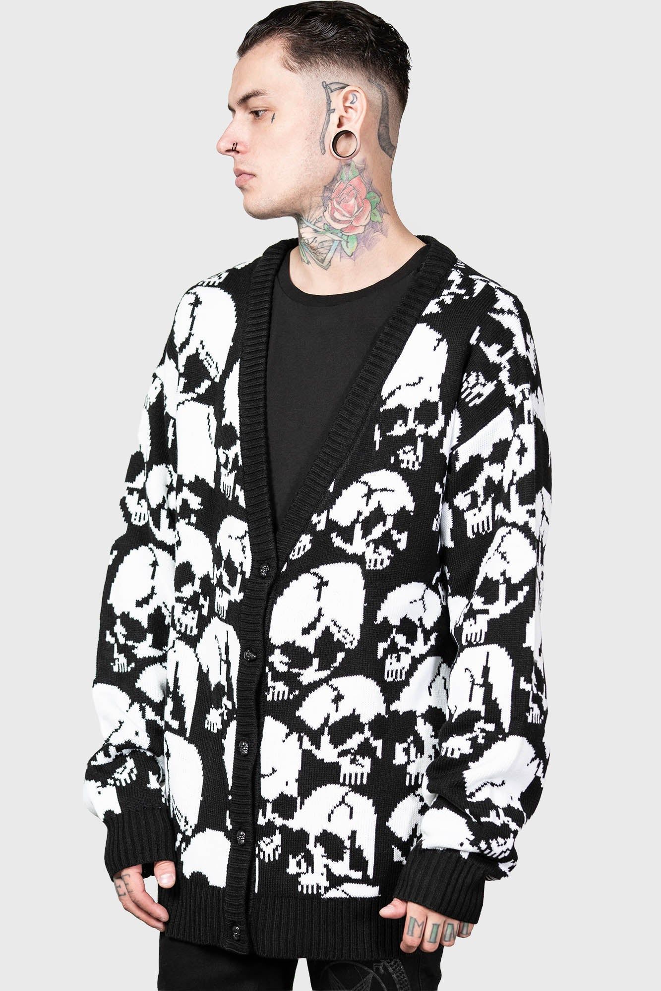 Bone Idle Cardigan Resurrect sold by Killstar product image thumbnail 2