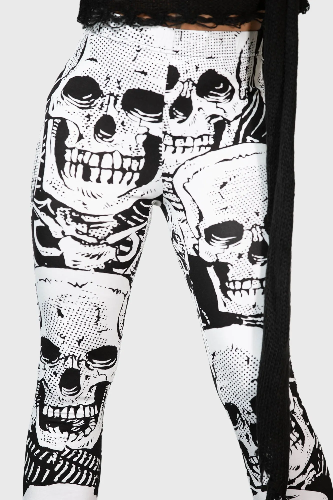 Plentiful Reap Bootcut Trousers sold by Killstar product image thumbnail 2