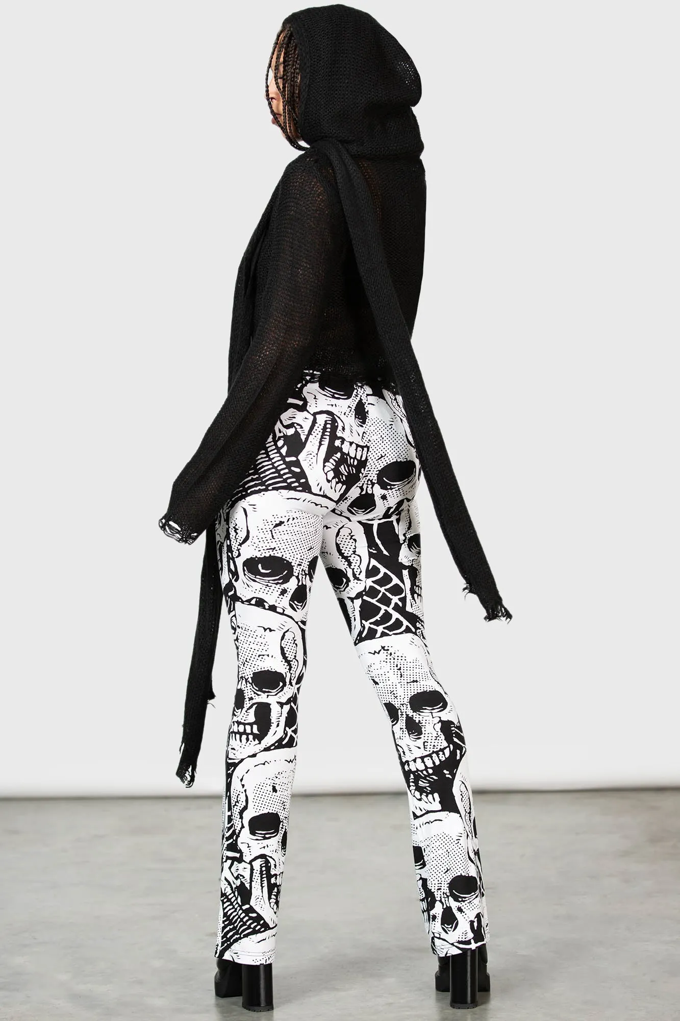 Plentiful Reap Bootcut Trousers sold by Killstar product image thumbnail 3