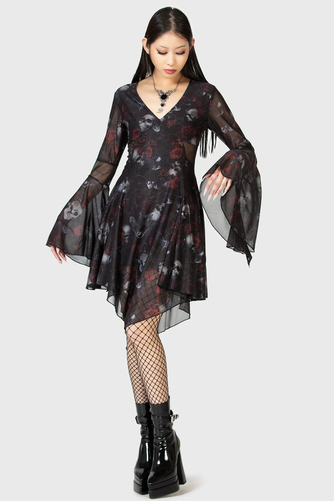 Bellflora Mesh Dress sold by Killstar