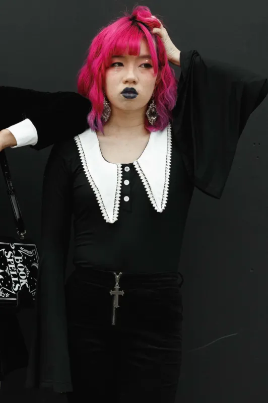 Morianna Long Sleeve Top - Resurrect sold by Killstar