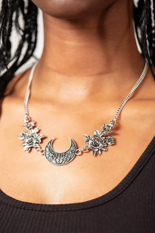 Lunar Rose Necklace sold by Killstar