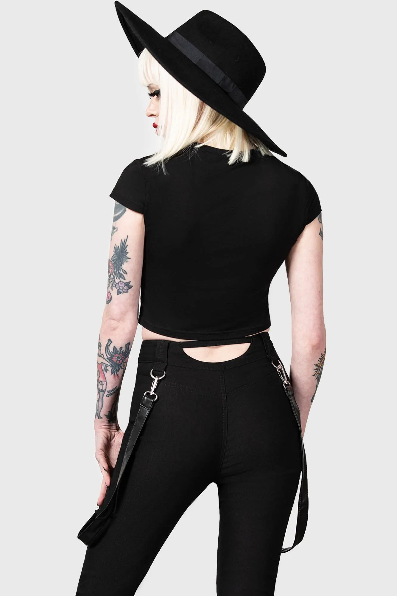 Cutout Bondage Trousers sold by Killstar product image thumbnail 3