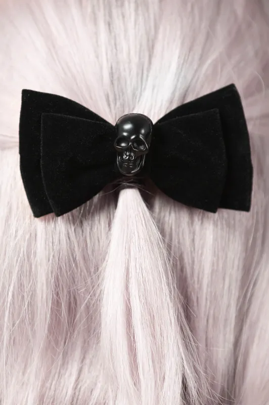 Bow Down Barrette sold by Killstar