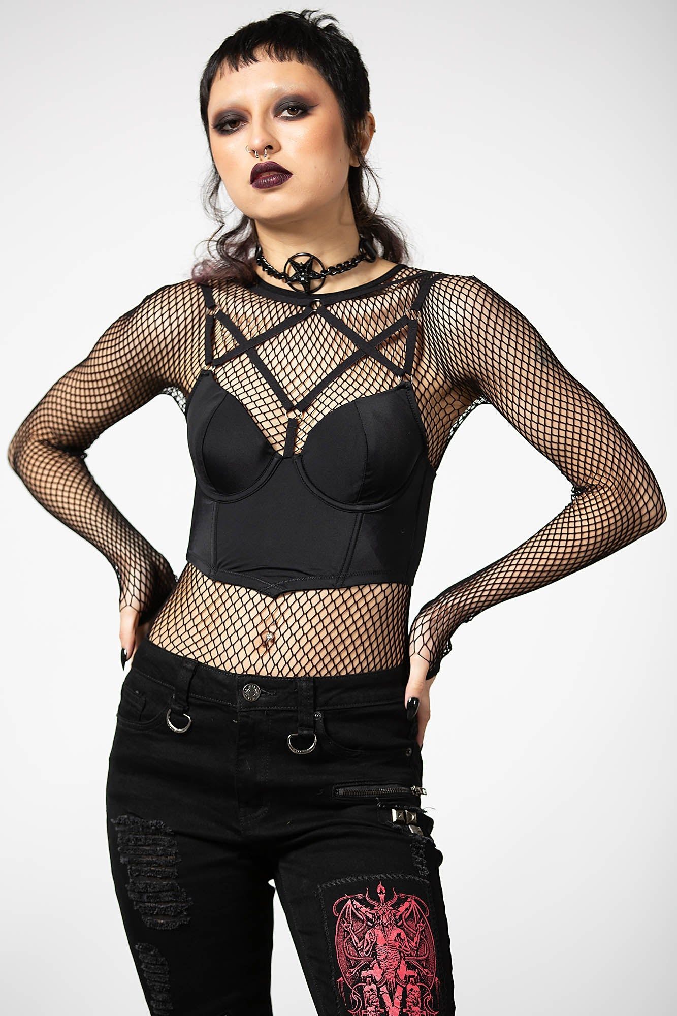 Cage Effect Bra Resurrect sold by Killstar